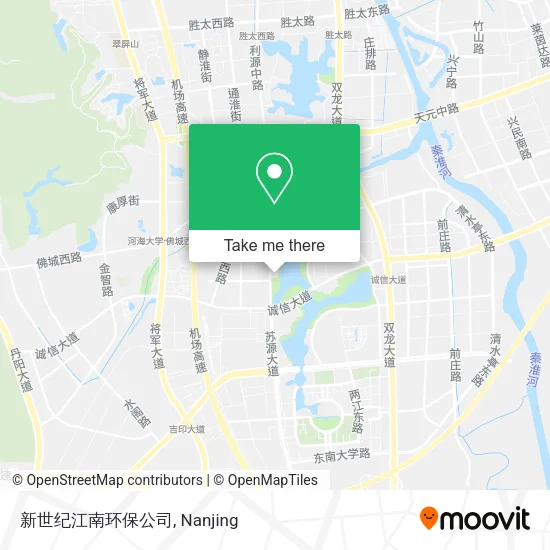 新世纪江南环保公司 map