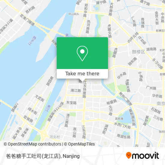 爸爸糖手工吐司(龙江店) map