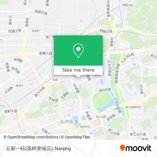 云厨一站(高科荣域店) map
