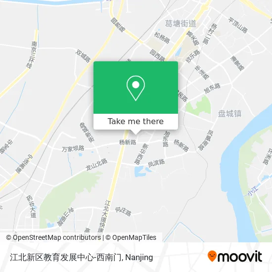 江北新区教育发展中心-西南门 map