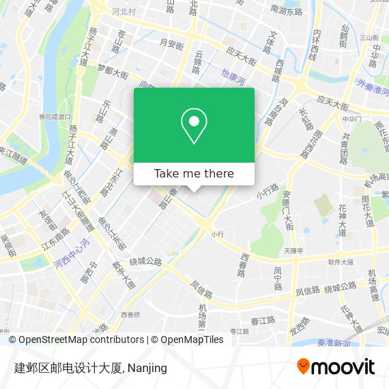 建邺区邮电设计大厦 map