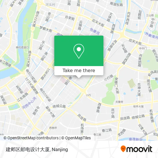 建邺区邮电设计大厦 map