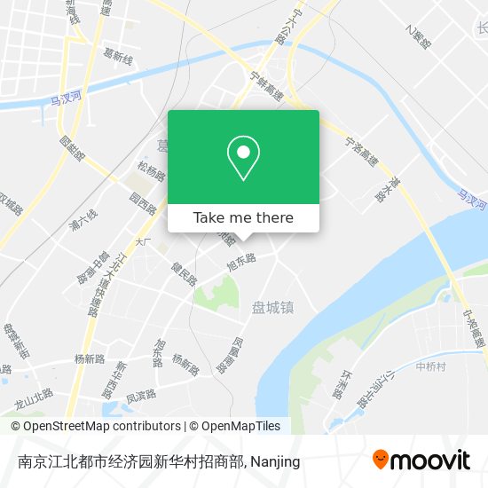南京江北都市经济园新华村招商部 map