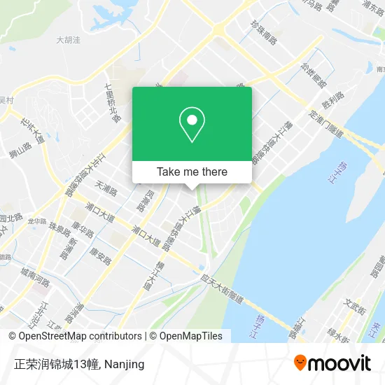 正荣润锦城13幢 map