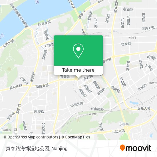 寅春路海绵湿地公园 map