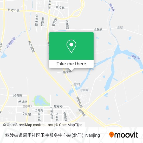 秼陵街道周里社区卫生服务中心站(北门) map