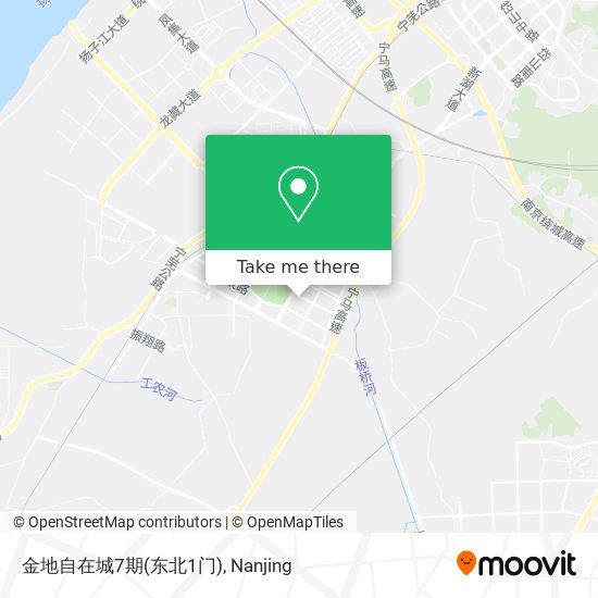 金地自在城7期(东北1门) map