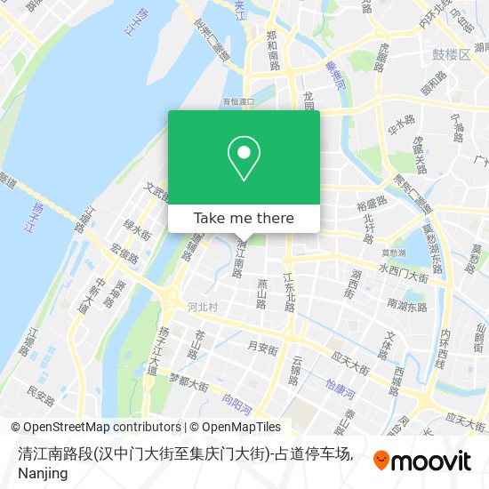 清江南路段(汉中门大街至集庆门大街)-占道停车场 map