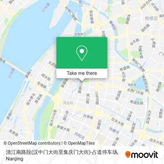 清江南路段(汉中门大街至集庆门大街)-占道停车场 map