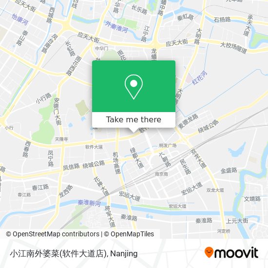 小江南外婆菜(软件大道店) map