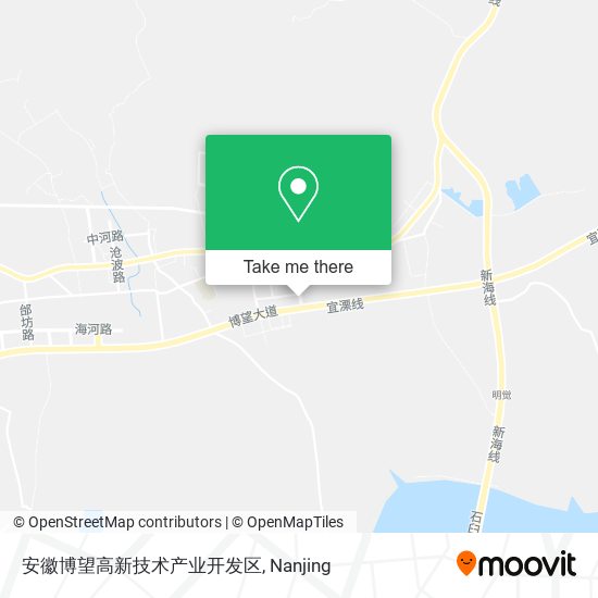 安徽博望高新技术产业开发区 map