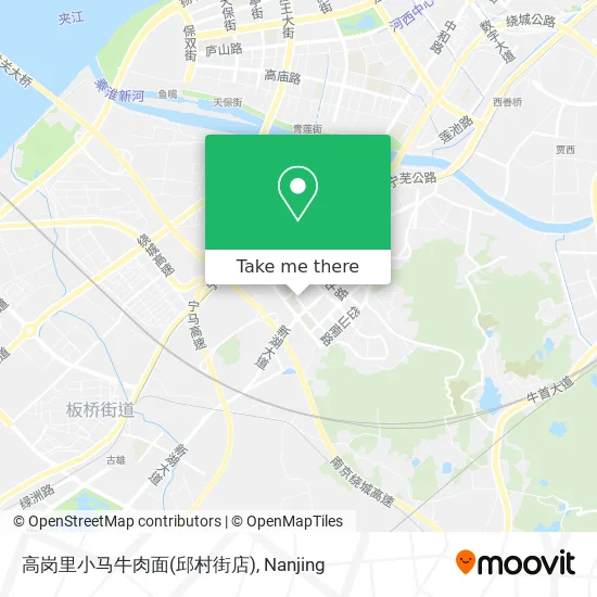 高岗里小马牛肉面(邱村街店) map