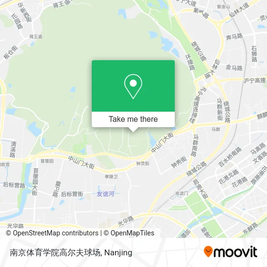 南京体育学院高尔夫球场 map
