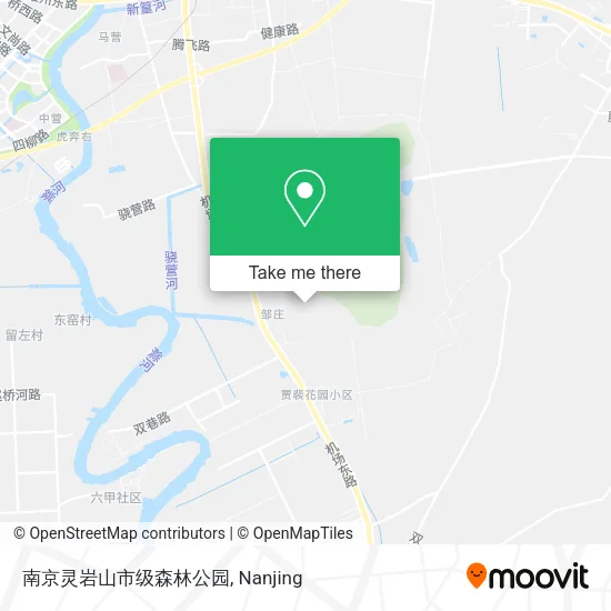 南京灵岩山市级森林公园 map