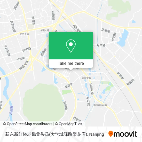 新东新红烧老鹅骨头汤(大学城驿路梨花店) map