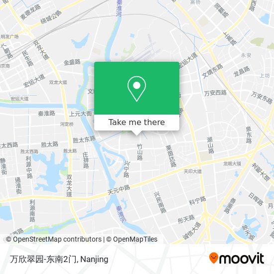 万欣翠园-东南2门 map