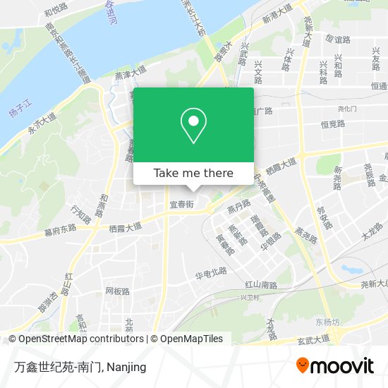 万鑫世纪苑-南门 map