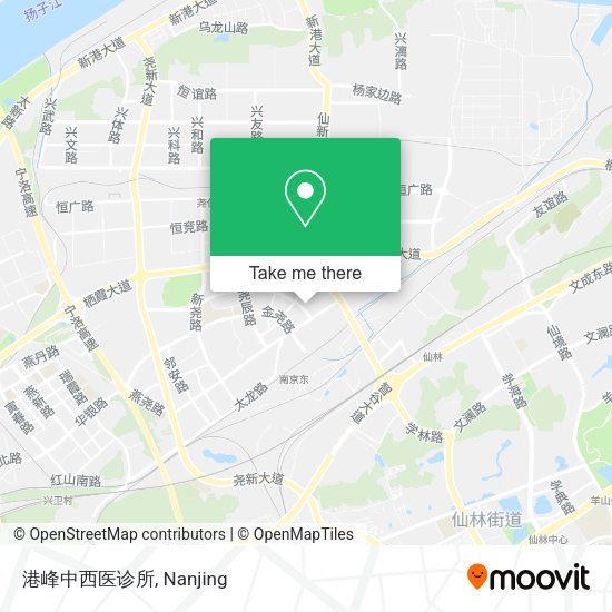 港峰中西医诊所 map