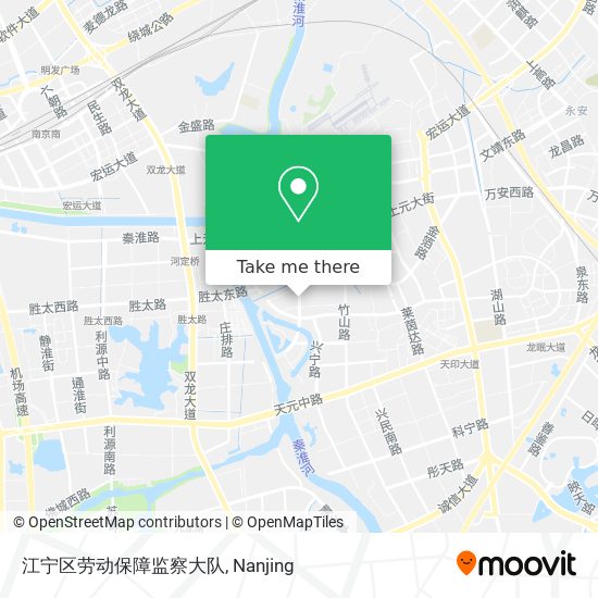 江宁区劳动保障监察大队 map