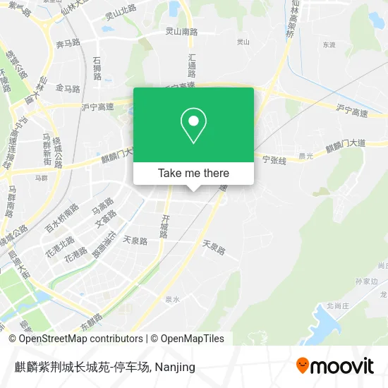 麒麟紫荆城长城苑-停车场 map