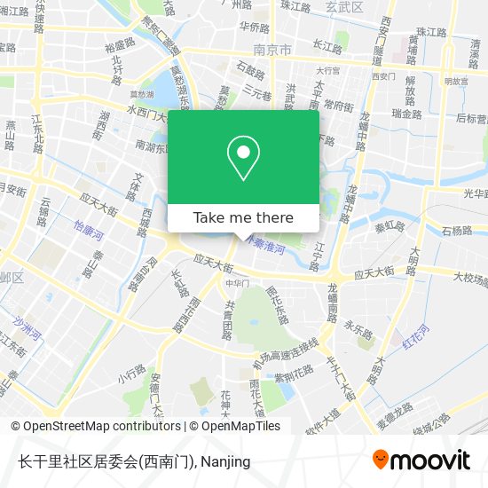 长干里社区居委会(西南门) map