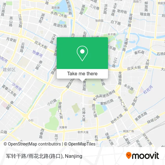 军转干路/雨花北路(路口) map