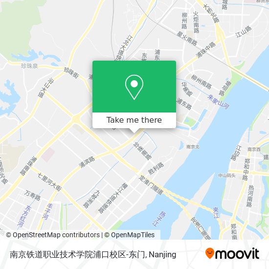南京铁道职业技术学院浦口校区-东门 map