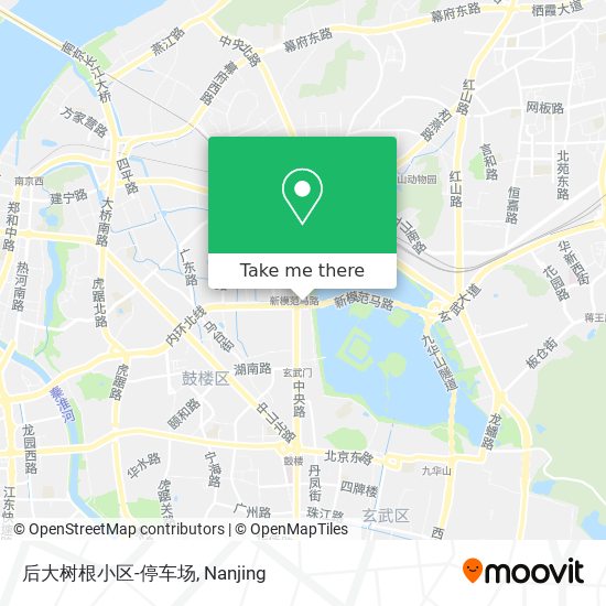 后大树根小区-停车场 map