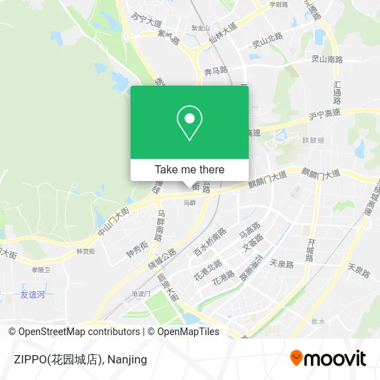 ZIPPO(花园城店) map