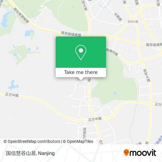 国信慧谷山居 map