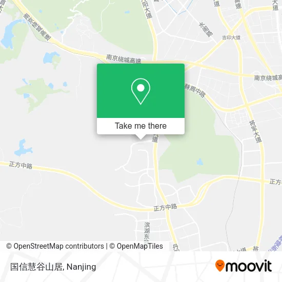 国信慧谷山居 map