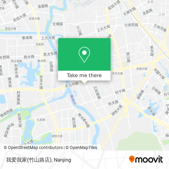 我爱我家(竹山路店) map