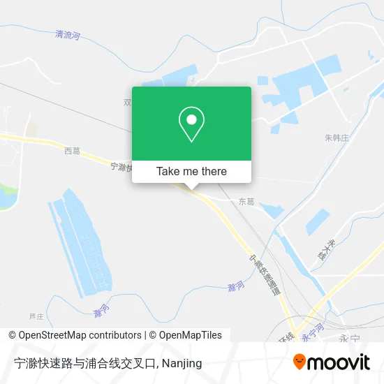 宁滁快速路与浦合线交叉口 map