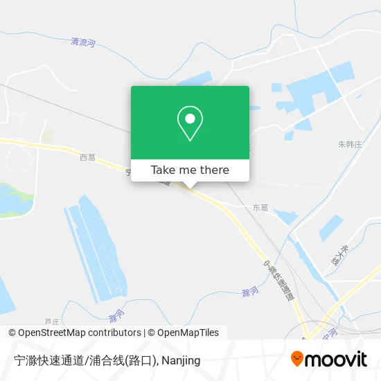 宁滁快速通道/浦合线(路口) map