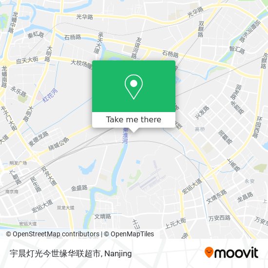 宇晨灯光今世缘华联超市 map