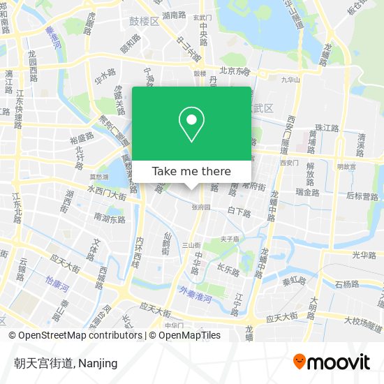 朝天宫街道 map