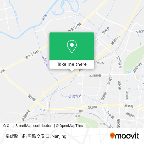 扁虎路与陆黑路交叉口 map