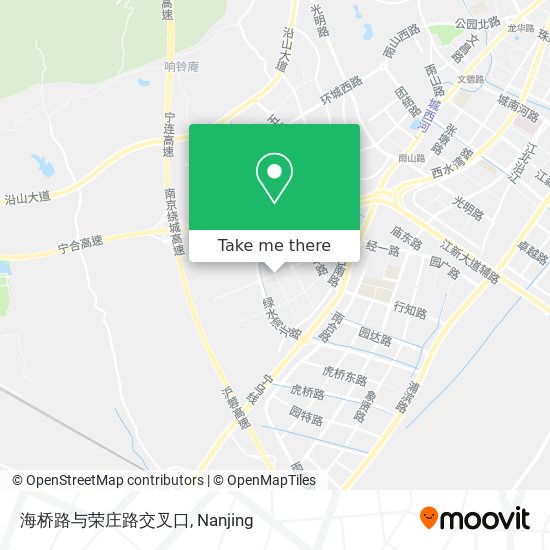 海桥路与荣庄路交叉口 map