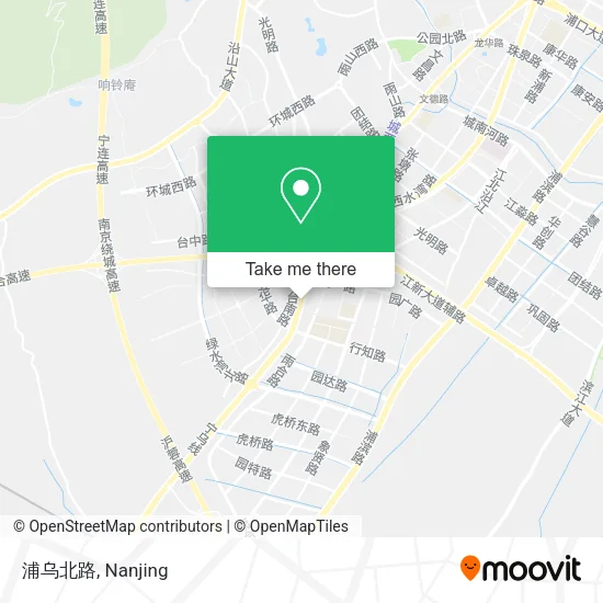 浦乌北路 map