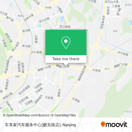 车享家汽车服务中心(麒东路店) map