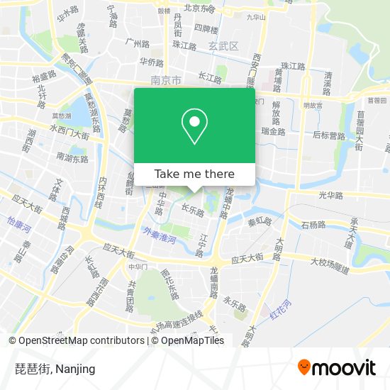 琵琶街 map