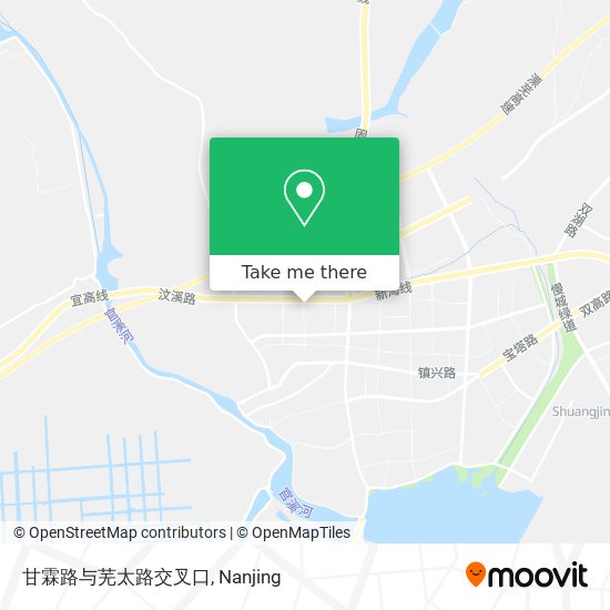 甘霖路与芜太路交叉口 map