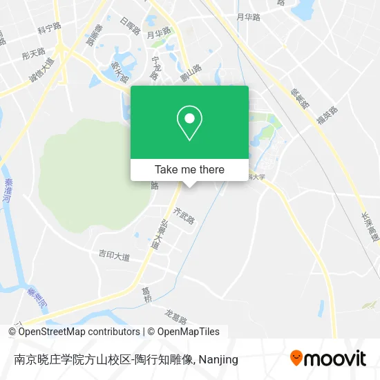 南京晓庄学院方山校区-陶行知雕像 map