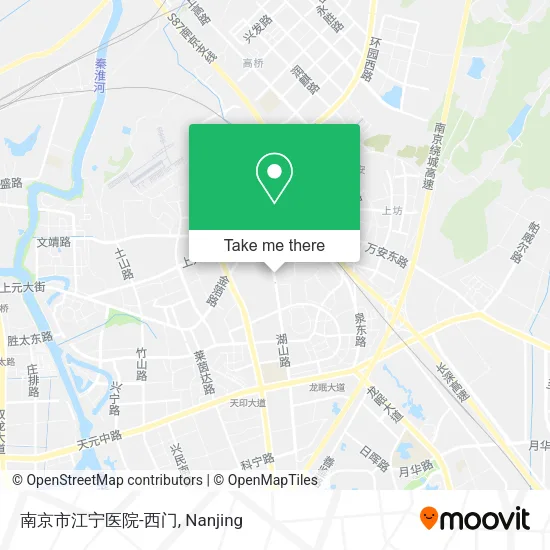 南京市江宁医院-西门 map