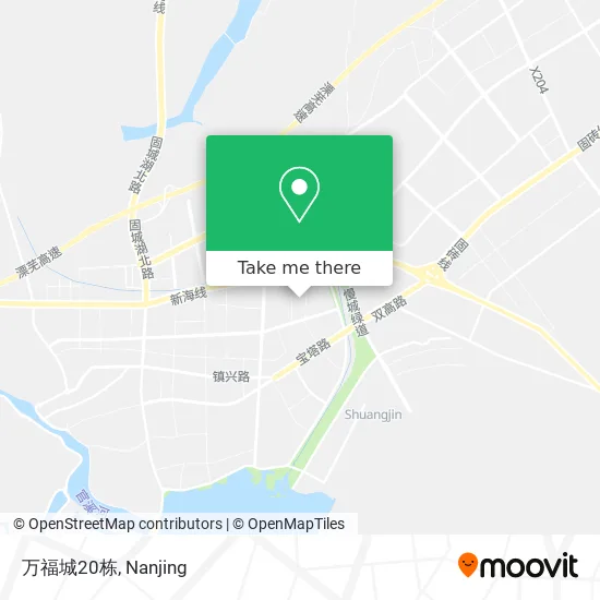 万福城20栋 map
