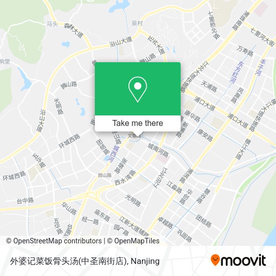 外婆记菜饭骨头汤(中圣南街店) map