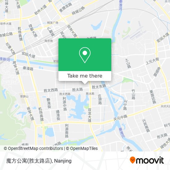 魔方公寓(胜太路店) map