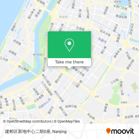 建邺区新地中心二期0座 map