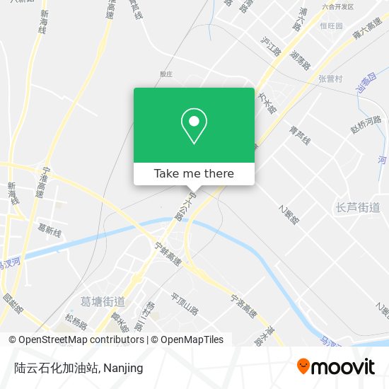 陆云石化加油站 map