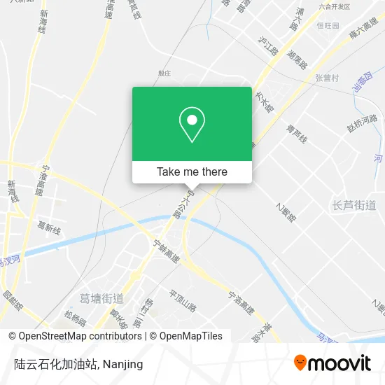 陆云石化加油站 map